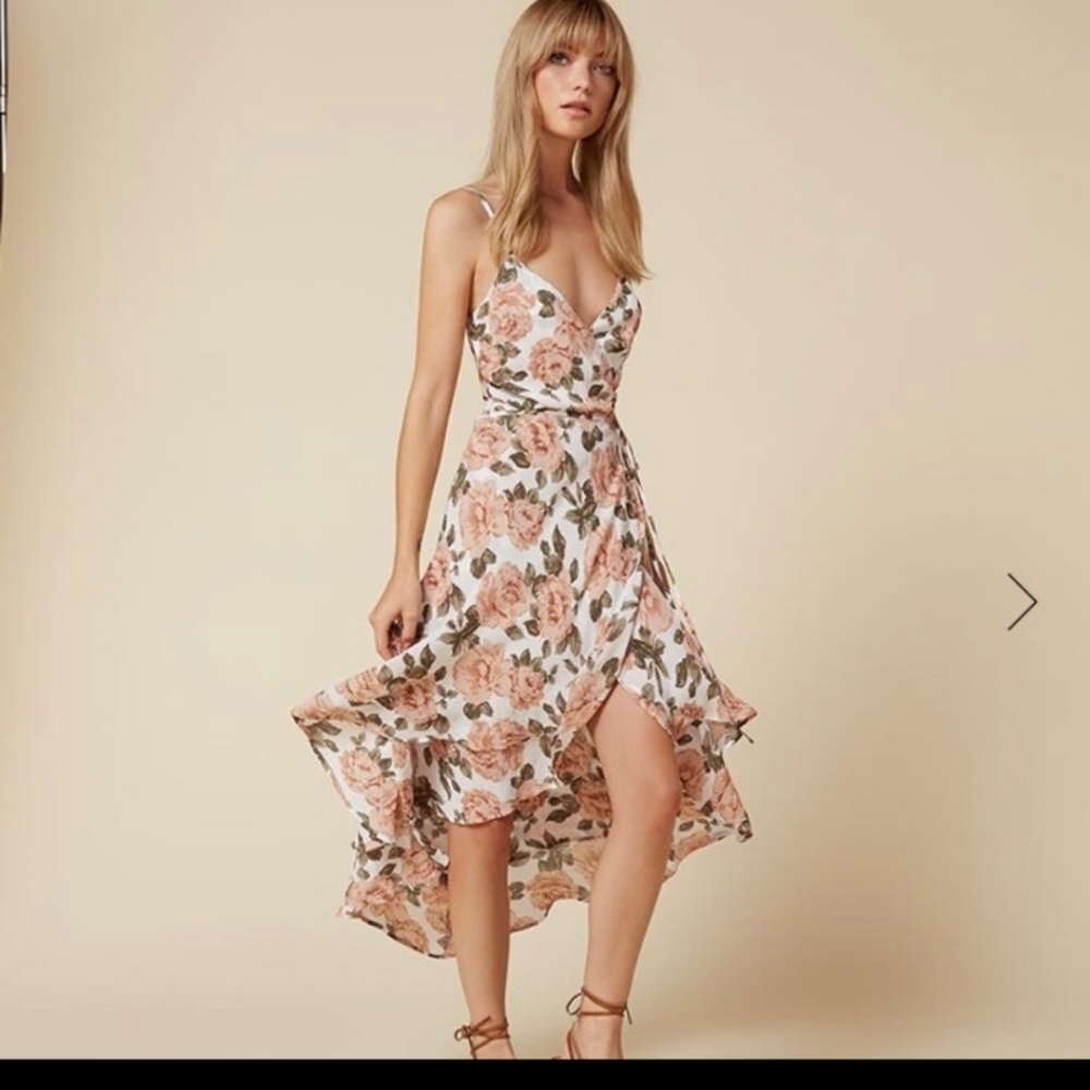 Reformation Rose Print Mattie dress Floral Print Sleeveless dress NWOT t. Sz XS